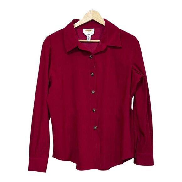 Talbots  petites button up dress shirt stretch size medium - Picture 1 of 8